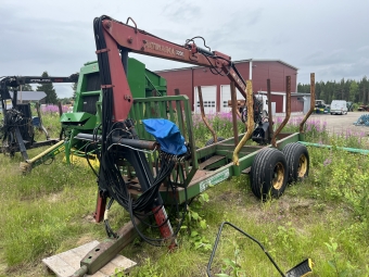 Skogsvagn XYZ 10 ton med Patruuna 3200 kran Patruuna XYZ 10 ton med Patruuna 3200 