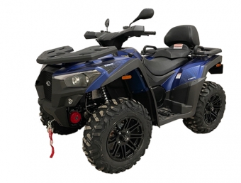 Fyrhjuling Kymco MXU 700 EPS ABS T3b Kymco MXU 700 EPS ABS T3B KYMCOs ATVer r konstruerade fr bde
dagligt arbetet och fritid.
Traktorregistrerad.
3 rs fabriksgaranti.
Kraftig LED-belysning vid nattarbete.
LED-signalljus.
Effektiv svngradie.
Vikt 373 kg.
Urkopplingsbar 4-hjulsdrift.
Vinsch
ABS