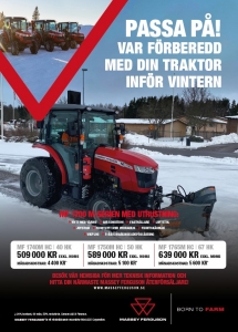 NY MF 1740M HC Massey Ferguson 1740 KAMPANJPRIS FRDIGUTRUSTAD FR VINTERVG HLLNING

VIKPLOG FJRS 175
FA040  FRONTLYFT CAT1N/500KG
AE045  LUFTDMPAD FRARSTOL
RM701 BREDA TURF HJUL FRAM 26X10,50-12 BAK 13,6-16