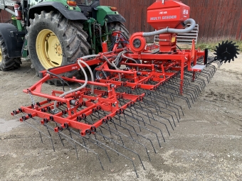 He-Va HD ogsharv 6 meter med multiseeder 200 liter vrigt He-Va Weeder HD 6 Meter, Ogrs He-Va Ogrsharv 6 m
4811010 Weeder HD 6m 9mm pinnar 73 150kr
4894062 Monteringssats Multi-seeder 12 160kr
4891000 Hydraulisk instllning av pinnaggressivitet 22 950kr
0538604 Multiseeder 200liter shjul, hydraulisk sflkt 82 000kr
Nypris: 190 260 kr exkl. moms