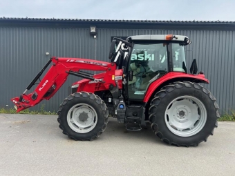 MASSEY FERGUSON 5710S DYNA 4 MF 3819 LASTARE (UPPDRAG) vrigt MASSEY FERGUSON 5710S DYNA 4 Frsljningsuppdrag
Lastare FL3819 Euro/SMS, lastdmpare, hydr. lsning, 3:de funktion
Vattenavskilj OC 100L/min
540/540e vxling i hytt
3 mek ventiler, hydr. bromsuttag och uttag fr luftbromsar  
16,9-38 13,6-28
175A Generator
Instruktrsste
Extra arbertsljus, 2 rotellor, 
Luftkonditionering
