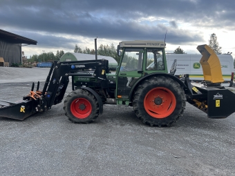 Traktor Fendt 260 S Fendt 260 S Nu har vi ftt in ett vldigt fint frsljningsuppdrag.
Till denna fina Fendt fljer fljande redskap med.
*Planerskopa
*Pallgafflar
*Optimal snfrs 2200


Denna maskin omfattas ej av ML Trygghetskp 3mn/100tim
Maskinen sljes fr kunds rkning utan garanti.
Fr mer information kontakta din sljare.
