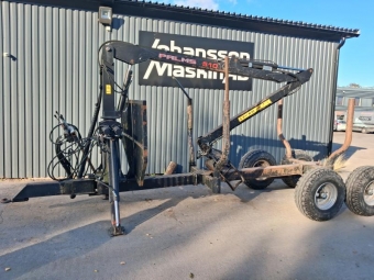 PALMS SKOGSVAGN 8TON  510 KRAN vrigt PALMS SKOGSVAGN 8TON  510 KRAN Vagnstyrning