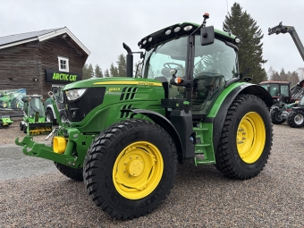 Traktor John Deere 6130R Med Frontlyft/pto John Deere 6130R med frontlyft/PTO 