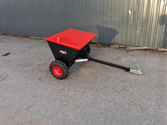 XYZ SANDSPRIDARE  100 ATV Övrigt XYZ SANDSPRIDARE  100 ATV Effektiv Smidig Lättkörd
Vals bredd 100 cm volym 230 liter
50mm kuldrag och gaffeldrag för tex trädgårs traktor
knastervals som drivs av båda hjulen som enkelt kollas av och på 
 Nu med plåtlock
sandblästrad målad med 2 komponets våtlack