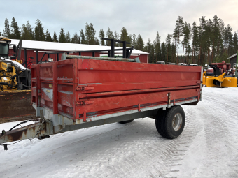 Tippvagn Weckman 8 ton med belysning Weckman Tippvagn 8 ton med belysning 