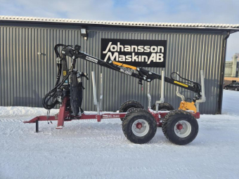 WEIMER SKOGSVAGN 5 TON Övrigt WEIMER SKOGSVAGN 5 TON Weimer WE 5500 Kran 5,5 meter med utskjut
Vagn We-5:an 4G 
Elservo spakar
Vinch hydralisk med fjärrkontroll
Trepunktsfäste på kran
Däck 400/60-15.5
Ramstyrning
Tillverkad 2022 Uttagen 2023