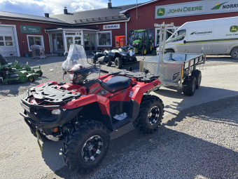 SUZUKI LT-A750XP KING QUAD Suzuki LT-A750XP REG: DTK34J
Orginallamporna är utbytta mot LED fram.
Extra led arbetslampor bak.
Röda positionsled bak
Vindruta
Backspeglar


Köp med eller utan vagn. Pris på vagn tillkommer

Denna maskin omfattas ej av ML Trygghetsköp 3mån/100tim
Maskinen säljes för kunds räkning utan garanti.
För mer information kontakta din säljare.