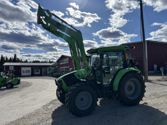 Traktor Deutz Fahr 5090G med Veto FZ10-Lastare Deutz-Fahr 5090G med Veto FZ10-Lastare 