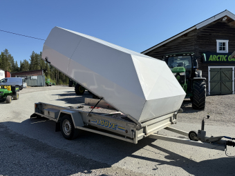 Släpvagn LÖÖVESLÄPET LS 1300 CAR Lööve LS 1300 CAR Denna maskin omfattas ej av ML Trygghetsköp 3mån/100tim
Maskinen säljes för kunds räkning utan garanti.
För mer information kontakta din säljare.

I fint skick.