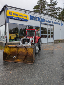 MF590 BERGSJÖ LASTARE, SNÖSKOPA Massey Ferguson MF590 BERGSJÖ LASTARE, SNÖSKOP 