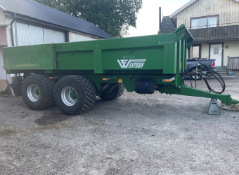 ETEBRA WESTERN 18 DLH DUMPERVAGN (KUND) Övrigt ETEBRA WESTERN 18DLH DUMPERVAG KUNDFÖRMEDLING
...
ETEBRA WESTERN 18 DLH DUMPERKÄRRA.  
18 TON VOLYM 11.1M3.  
GOLV OCH SIDOR I HARDOX450.
TOTALLÄNGD 7,6 M, 
MÅTT PÅ FLAK 2,39*5,8M.  
LUFT OCH HYDRAULISKA BROMSAR.  
650/50R22.5 HJUL
EN MYCKET KRAFTIG VAGN I MYCKET BRA SKICK. 
...
MNR 34550
...
PRIS EXKL. MOMS: 498 000:- 
...
Vi reserverar oss för felskrivning. Kontakta alltid oss innan du åker och tittar, så vi kan säkerställa att maskinen finns på plats.
