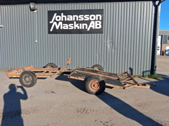 TRANSPORT VAGN  50MM KULDRAG Övrigt TRANSPORT VAGN  50MM KULDRAG för tex skogmaskiner typ Terri 2020 Kranman mm
190 bred 170 lång varje del