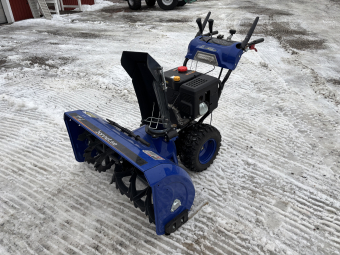 Snöslunga Bonnet SL420 med elstart Bonnet SL 420 Snöslunga Elstart
Styrbroms
Kastlängd 15 meter